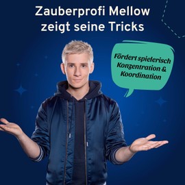 Kosmos 658236 Magic to go, Magic Box for Children from 8 Years, 15 Cool Tricks Learning with Professional Wizard Mellow and Practical Video Instructions, Magic Tricks for Beginners