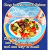 100 PCS Fresh Keeping Bags, Plastic Sealing Bags Food Cover,Elastic