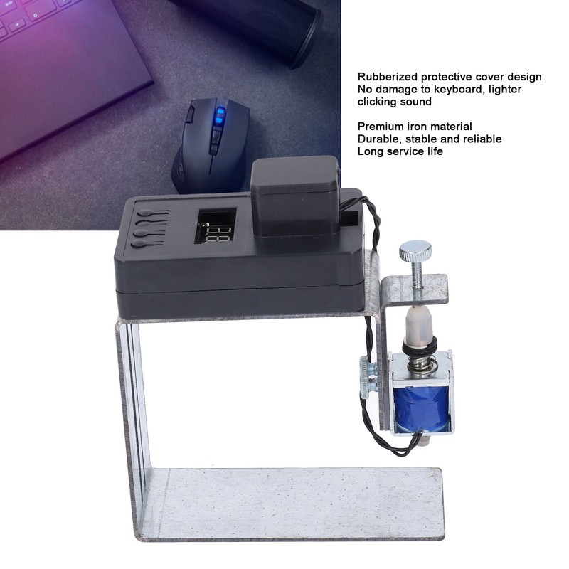 Computer Keyboard Clicker Professional Adjustable Height Automatic Fixed Time Clicking
