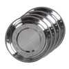 Xyskin Stainless Steel Serving Dinner Plates Tableware, Round Serving Platter