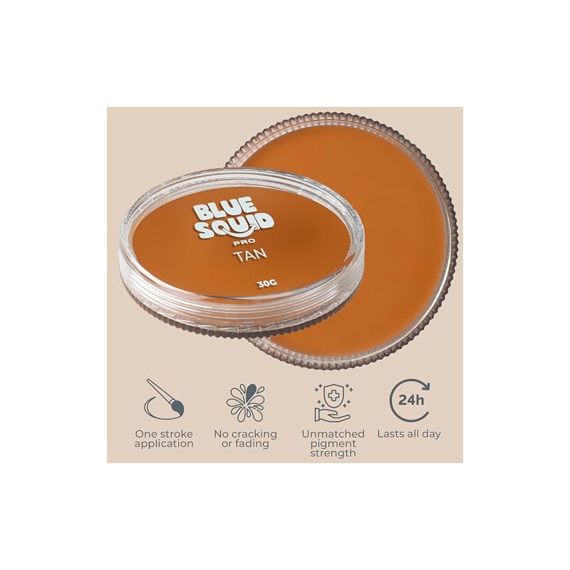 Blue Squid PRO Make-Up Face Paint and Body Paint, Classic