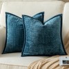 YAERTUN Pack of 2 Chenille Textured Decorative Cushion Covers Accent