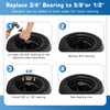 11x6.00-5 Flat Free Tire,2 Pack 11x6.00-5 Tires for Zero Turn