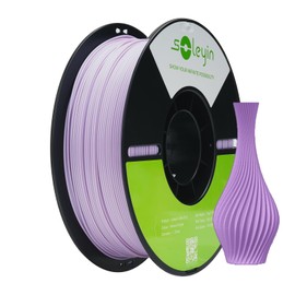 Soleyin Ultra PLA Filament 1.75mm PLA 3D Printer Filament High Speed 30-600mm/s Dimensional Accuracy +/- 0.02mm, 1kg Spool (2.2lbs)-Purple