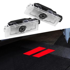 2Pcs Door Lights Logo for Dodge Challenger 2015-Present, Puddle Lights, Car Door Lights Logo Projector, Courtesy LED Welcome Puddle Projection Light Lamps Accessories
