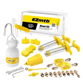 Equivira 1 Juego de Herramientas para Aceite de Frenos Kit de Herramientas para Aceite de Frenos de Bicicleta (Amarillo)