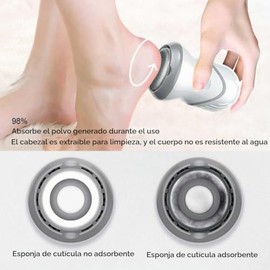 Yosoo Health Gear Lima Eléctrica para Pies con Aspiración