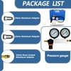 Handor Cylinder Leak Down Tester Kit Dual Pressure Gauges Engine