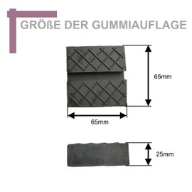 Rubber Pad Many Sizes for Car Jack Lifting Platforms Trolley Jack Axle Stand Rubber Block Universal Rubber Block for Car SUV Tyre Change Workshop Protection Car