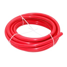 Beduan 12 mm OD Pneumatic Air Line Tubing Nylon Air Hose for Fluid Transfer or Air Brake System 16.4ft (Red)