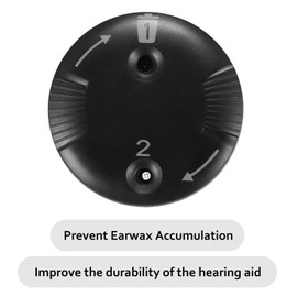 Cerushield Disk Phonak, 2 Pack, Cerushield Disk Hearing Aid Filter, Hearing Aid, Ear Wax Protection, Cerumen Filter, Baffle Accessories, Professional Portable Cerumen Filter Bridge for Phonak Hearing