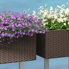 Outsunny Outsunny Railing Planter Box (2 Pack, 20 Inch), Hanging