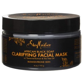 SheaMoisture African Black Soap Problem Skin Facial Mask, 4 Ounce