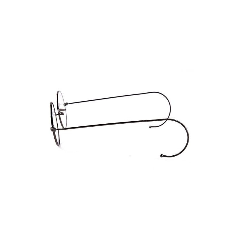 Agstum Retro Small Round Optical Rare Wire Rim Eyeglasses Frame