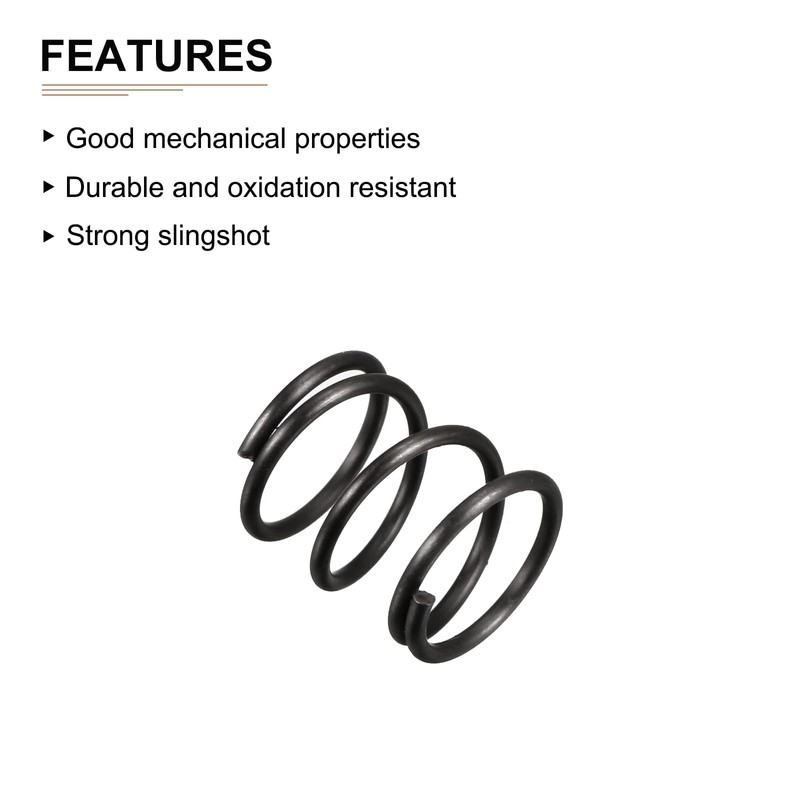 DTGN 1.2x13x15mm(DxODxL) Compression Spring - 10Pack - Good for Machinery