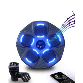 ROIPXM Smart Music Boxing Machine, Boxing Machine Wall Mounted Music with Gloves, Boxing Music Workout Machine for Home, Indoor and Gym