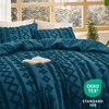 Bedsure Tufted Boho Comforter Set King Size - Teal Boho