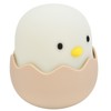 Night Light Eggshell Chicken 3 Dimensional Cute Silicone Household Bedside