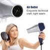 Lightweight Foldable Mini Hair Dryer Portable Adjustable Blow Dryer Silver
