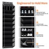 KYEVIS 10-Tier Large Size Over the Door Shoe Organizer, 20