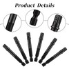 6 Pack 1/4 Inch Square Socket Adapter Bits for Drill