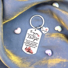 Valentine's Day for Son Son Gifts from Mom To My Son I Love You Keychain Gift for Him Boys Men Valentines Day Gifts for Son Gifts for Adult Son Bonus Son Gifts Gifts for Grown Son