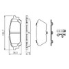 Bosch 0986494232 Brake Pad Set