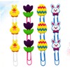 12pcs Clips for Paper Adorable Binder Clips Paper Clips Cute