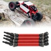 4Pcs RC Driving Front Rear Drive Shaft Drive Axle Steel
