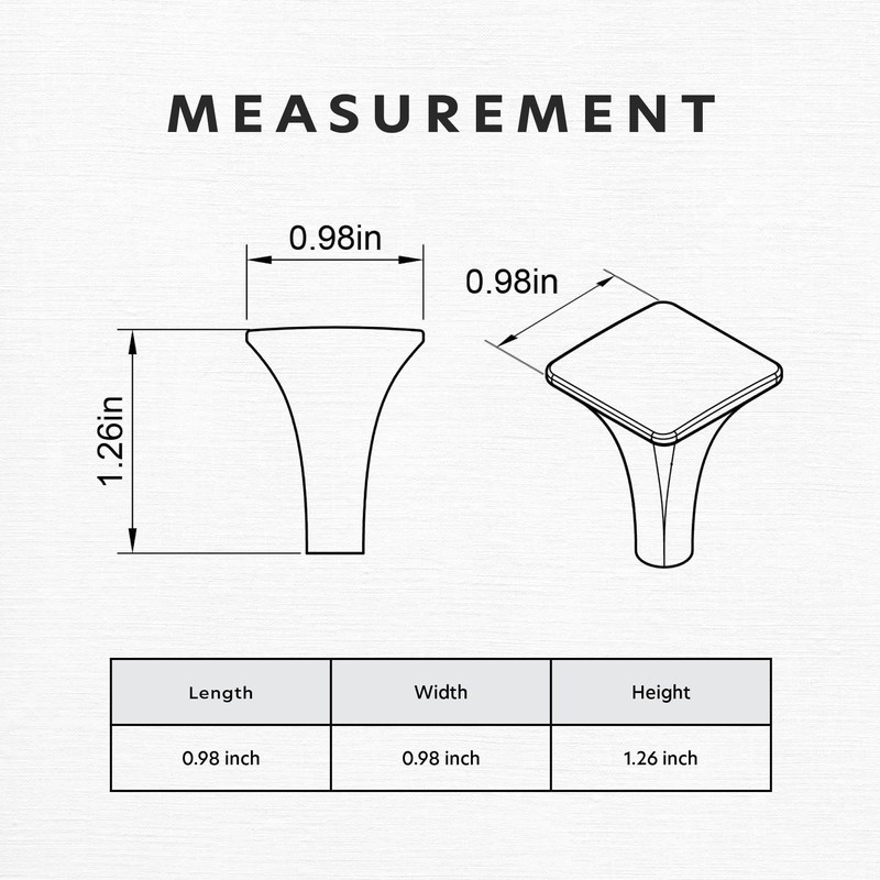 HESTIA HARDWARE 10 Pack - Antique Silver Cabinet Knobs Door