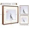 VAUWINEK Square 12x12 Picture Frame, Display Photos 8x8/10x10 with Mat
