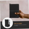 NOLITOY 1pc Portable Golf Scorecard Holder Pu Leather Protector Simple