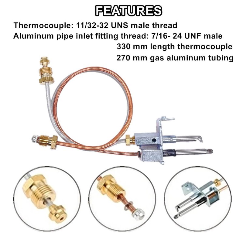 Water Heater Pilot Assembly For Atwood 91603 (91214) ，Includes Pilot