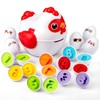 VROGTIK Eggs Toys Matching Game for Toddlers, 12 Matching Eggs