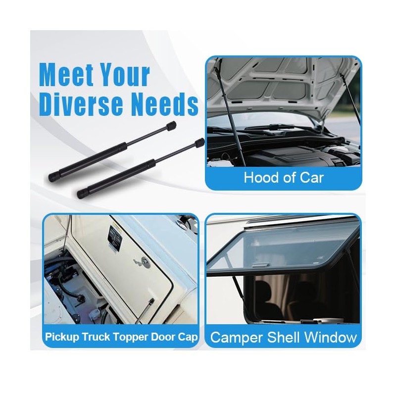 C16-06389 14 Inch 24LB/107N Truck Camper Shell Lift Supports, Struts
