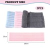 FFDHWU 3 Rectangular Bath Towels, Body Cleansing Towels, Toiletries, Back