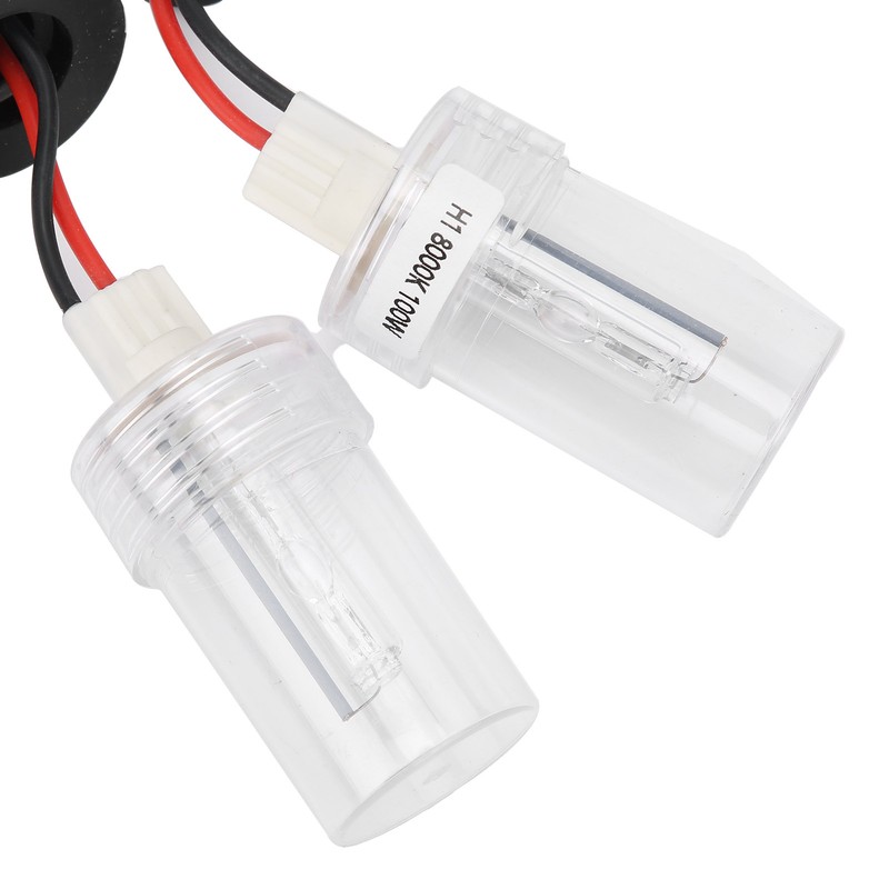 2Pcs Headlight Xenon Bulbs HID Lamp Replacement 100W 8000K H1