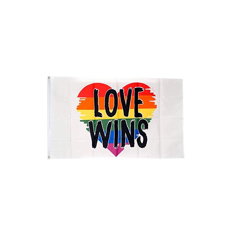 Flaggenfritze® Flag Rainbow Love Wins 90 x 150 cm