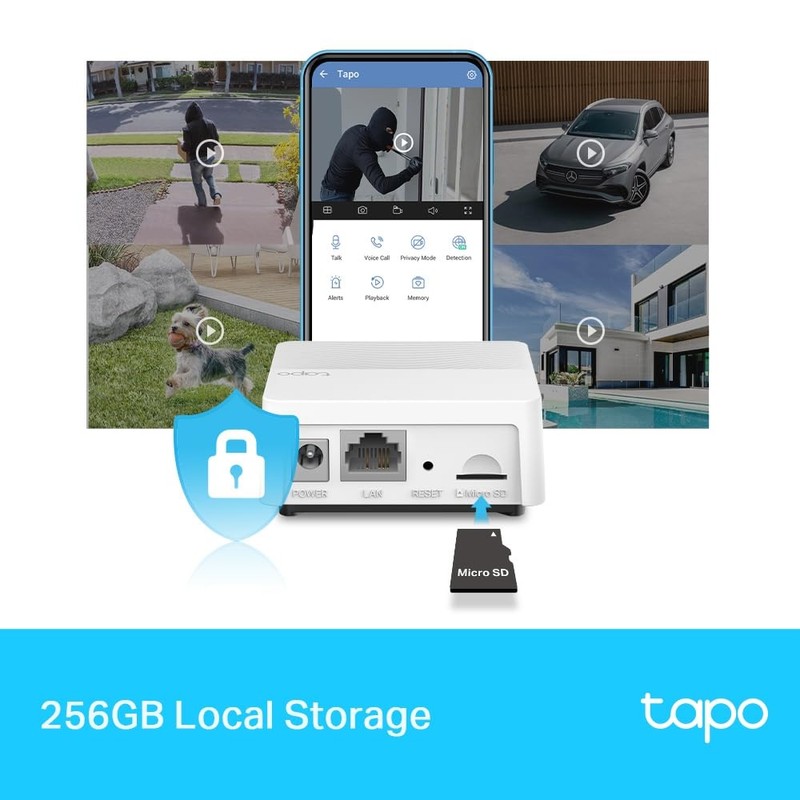 Tapo Smart Hub with Chime, Hub + Alarm + Ring