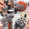 18-in-1 Snowflake Multi tool, STRQUA Stainless Steel Snow Multitools Bottle