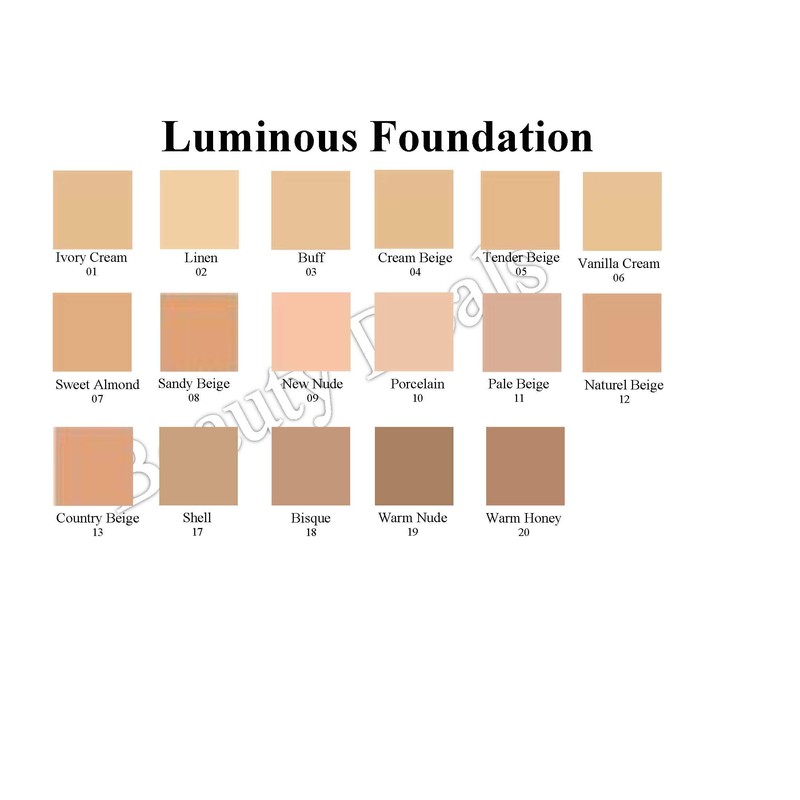 Beauty Deals Luminous Foundation Radiant Finish Undetectable Coverage (Natural Beige)