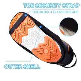 QEES Boots Covers.Ski Boot Covers.Insulated Boot Covers for Hunting.Ski Boot Heaters Warmers for Snow.Keep Foot Warmers & Heater.Ski Boots Cover for Men Women.Gifts for Skiers.Winter Sport Accessory