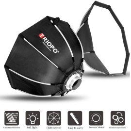 TRIOPO US Triopo K2-90 35.4''/90cm Quick Release Foldable Octagon Softbox With Grid Kit