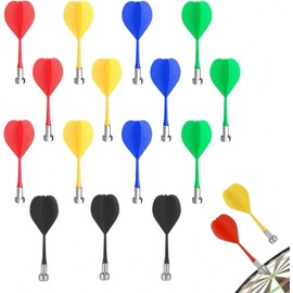 15 PCS Magnetic Darts Set, Safety Soft Tip Replacement Darts for Indoor Games & Family Fun with 5 Vibrant Colors (Red, Green, Blue, Yellow, Black)