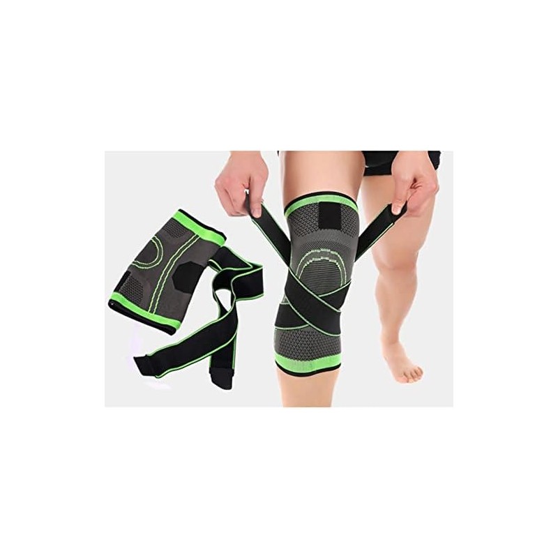 1 Rodillera Ajustable con Manga de compresión para Rodilla, Doble