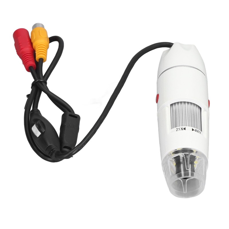 USB Digital Microscope CMOS Sensor 25x to 400x TV AV