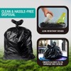 32-33 Gallon Black Trash Bags, Heavy-Duty | 32” x 38”