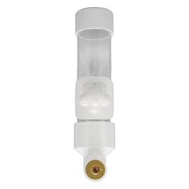 Small Animal Water Bottle Large Capacity Leakproof Transparent Rabbit Water Feeder Dispenser Automatic Drinking Device S White