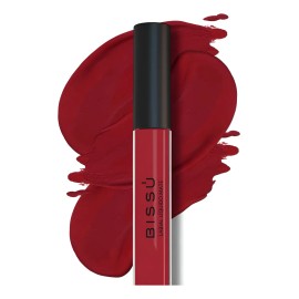 Labial Liquido Mate Bissu Larga Duración Alta Cobertura