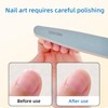 6 Stück Nagelfeile, Profi Doppelseitige Nagelfeilen, Maniküre Acryl Gelfeile, Nagelfeilen